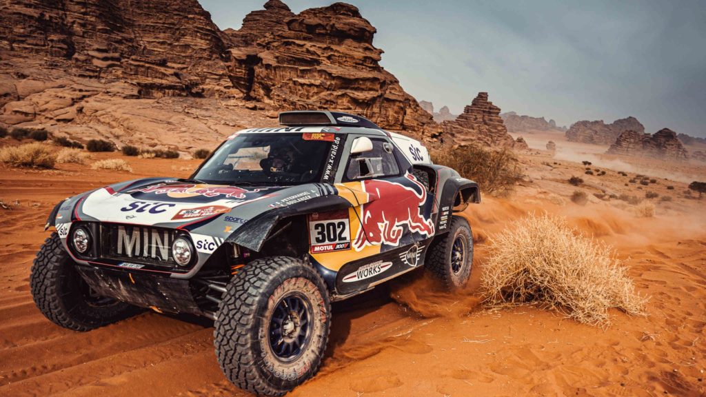 Rally Dakar 2021 – Sexta victoria general para MINI: Stéphane Peterhansel triunfa en su MINI JCW Buggy.